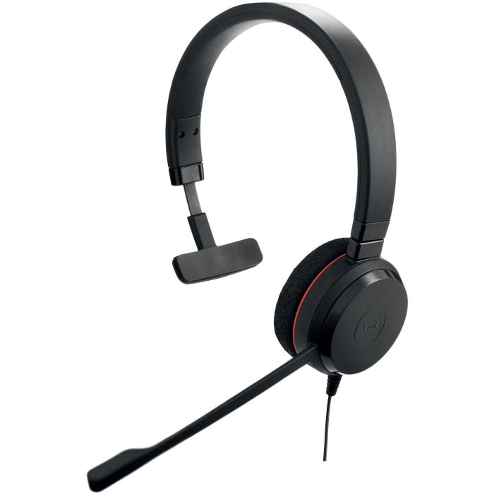 Jabra Evolve 20 Mono UC USB C/A - Auriculares profesionales para comunicación unificada