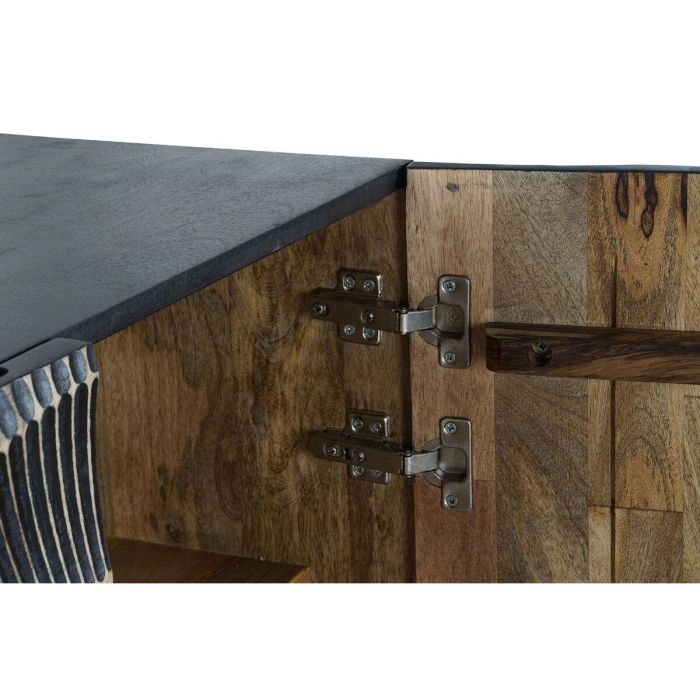 Aparador DKD Home Decor Negro Dorado Metal Madera de mango 81 x 45 x 75 cm 3 Aparador DKD Home Decor Negro Dorado Metal Madera de mango 81 x 45 x 75 cm 3