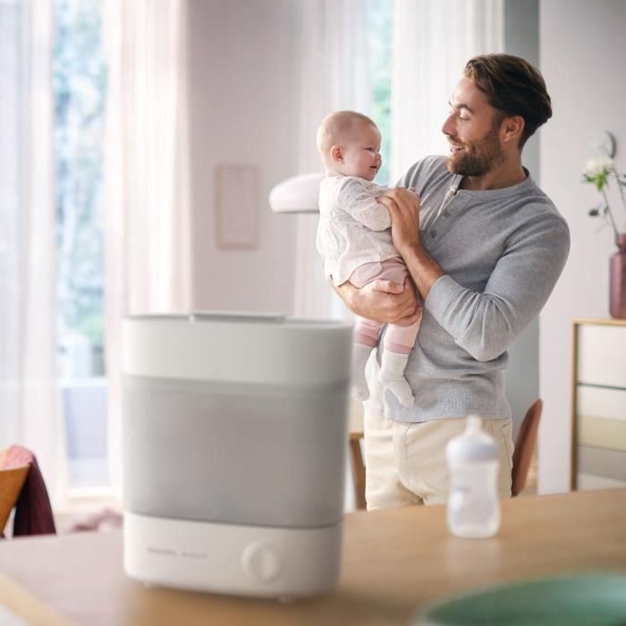 PHILIPS AVENT SCF291 / 00 Esterilizador electrónico 4 en 1 + Cesto para platos - Blanco 3 PHILIPS AVENT SCF291 / 00 Esterilizador electrónico 4 en 1 + Cesto para platos - Blanco 3