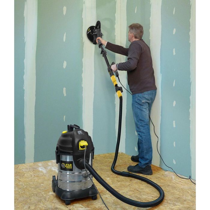 Fartools DWS 710E Lijadora telescópica de pared 710 W, Disco 225 mm, 700-1700 rpm, Montaje Autoagarrante, con Colector de polvo 4 Fartools DWS 710E Lijadora telescópica de pared 710 W, Disco 225 mm, 700-1700 rpm, Montaje Autoagarrante, con Colector de polvo 4