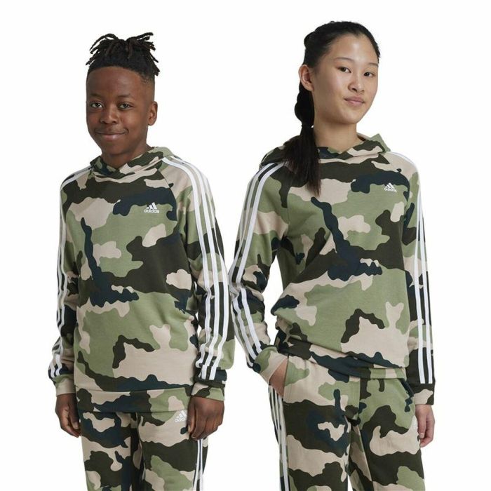 Sudadera con Capucha Unisex Adidas Essentials Multicolor Camuflaje 2