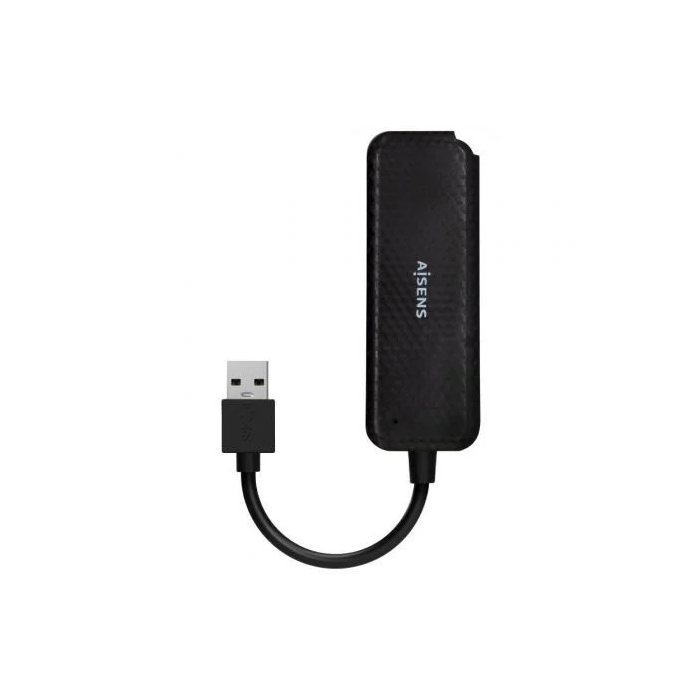 AISENS - HUB USB 3.0, TIPO A/M-4XTIPO A/H, NEGRO, 15CM 1