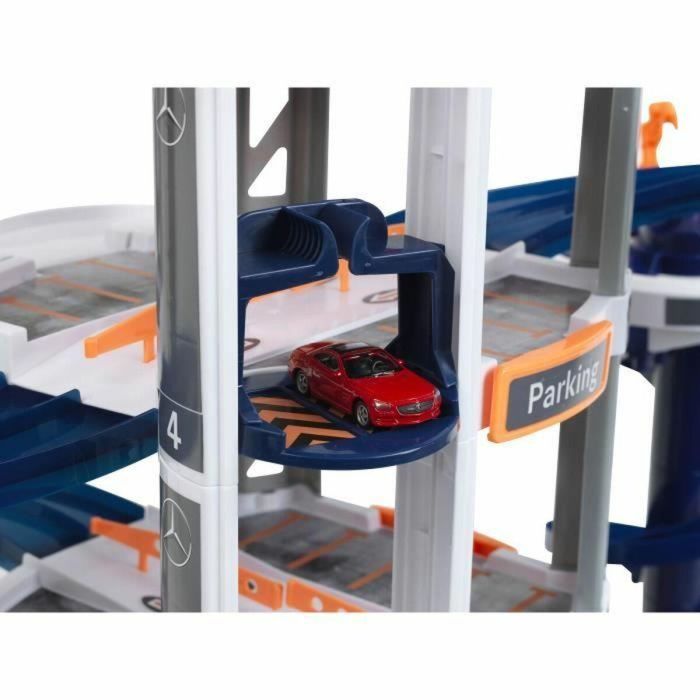 Klein Mercedes-Benz Mega Universe Garage 3809 Garaje de Juguete con Funciones Electrónicas, Catapulta, Bucle y Túnel para Niños a Partir de 3 Años 5