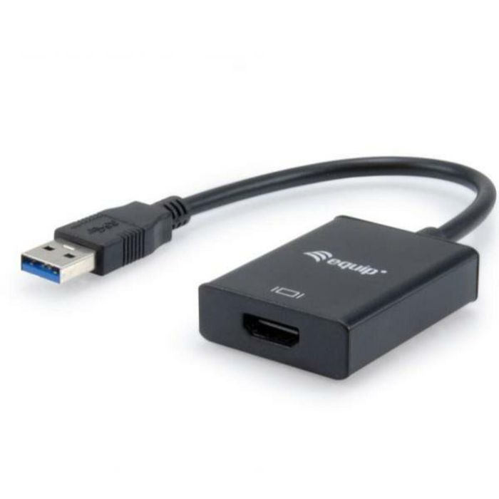 Equip Adaptador USB 3.0 a HDMI 133385, USB 3.2 Gen 1, Tipo-A Macho a HDMI Hembra, Negro 12 Equip Adaptador USB 3.0 a HDMI 133385, USB 3.2 Gen 1, Tipo-A Macho a HDMI Hembra, Negro 12