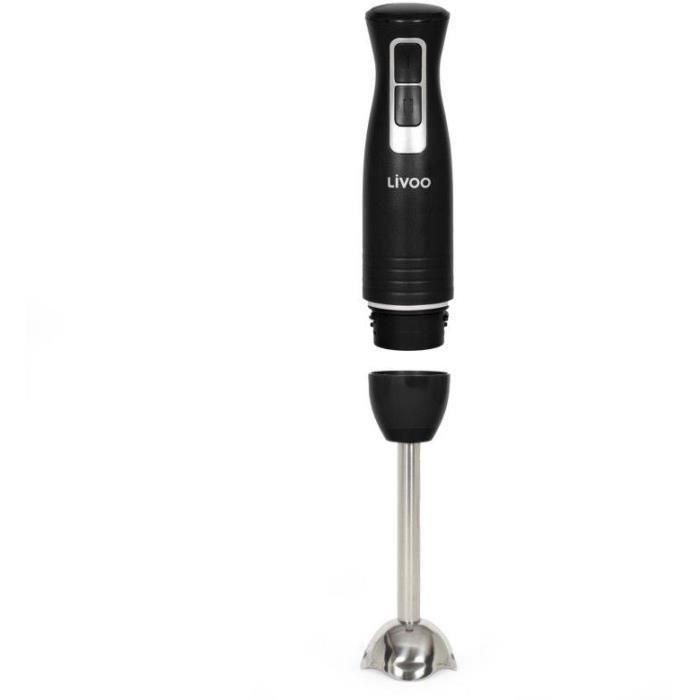 Batidora de mano con bol - LIVOO - DOP245N - 400 W - 2 velocidades - Negra 3 Batidora de mano con bol - LIVOO - DOP245N - 400 W - 2 velocidades - Negra 3