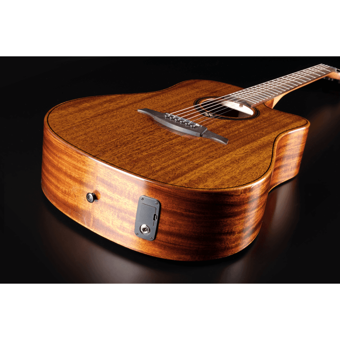 Guitarra Acústica Lâg Dreadnought Cutaway A/E Tramontane 98 - Caoba 5 Guitarra Acústica Lâg Dreadnought Cutaway A/E Tramontane 98 - Caoba 5