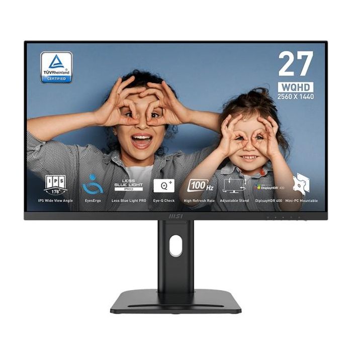 MSI PRO MP273QPDE E2 69cm (27") IPS WQHD 4ms 100Hz 0 MSI PRO MP273QPDE E2 69cm (27") IPS WQHD 4ms 100Hz 0