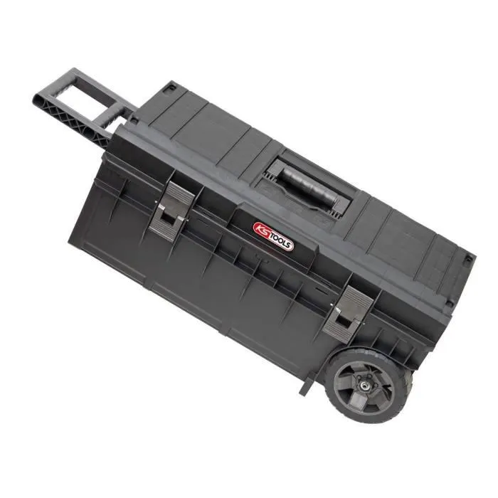 KS TOOLS 850.0389F Caja de herramientas portátil IP66 50L con carro integrado
