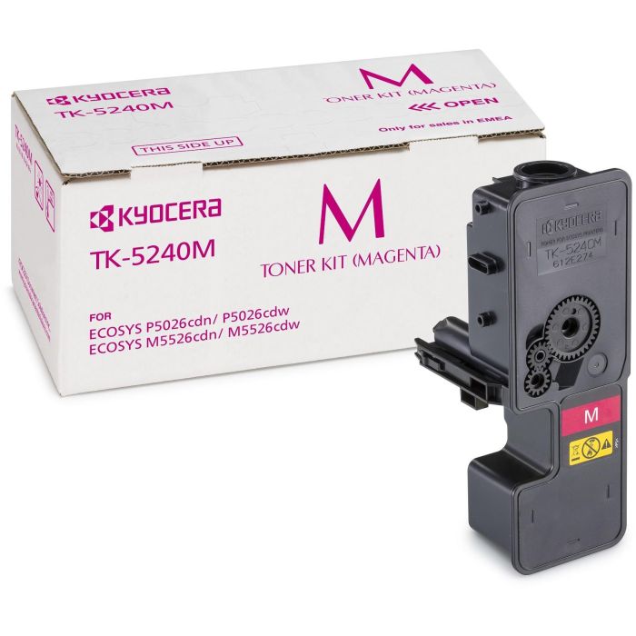 Kyocera TK-5240M Toner Magenta para 3.000 páginas según ISO/IEC 19798 2