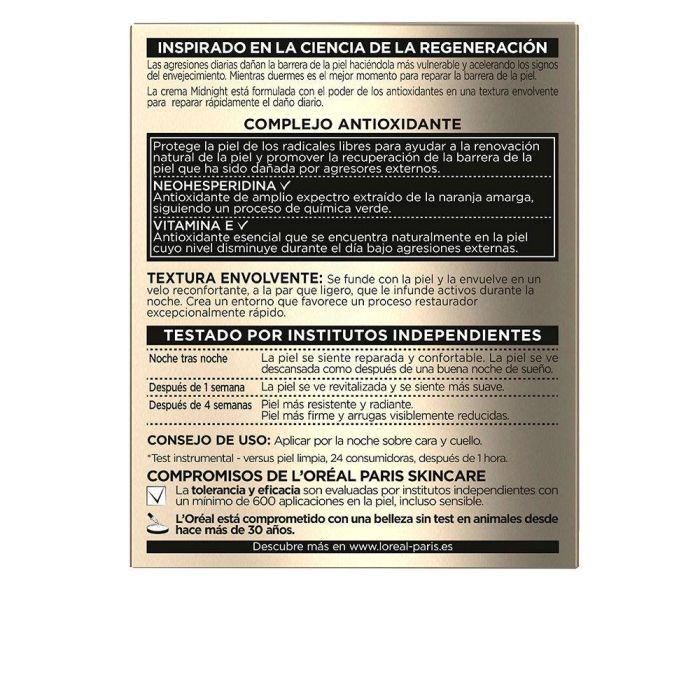 L'Oréal Paris Age Perfect Renacimiento Celular Crema Midnight 50 ml para Mujer