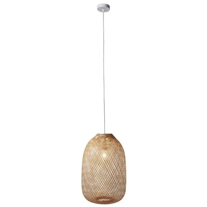 Bari Colgante de bambú trenzado - Suspensión de bambú tejido natural - Hasta 1.5 m de longitud 0 Bari Colgante de bambú trenzado - Suspensión de bambú tejido natural - Hasta 1.5 m de longitud 0