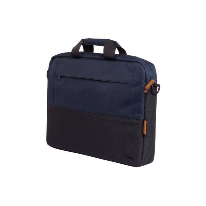 Trust 24980 Maletín Lisboa para Portátiles hasta 16" Azul - Compartimento Acolchado, Impermeable y Material Reciclado 1 Trust 24980 Maletín Lisboa para Portátiles hasta 16" Azul - Compartimento Acolchado, Impermeable y Material Reciclado 1