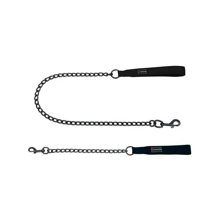 Freedog Correa Metálico Gun Negro 3 mm-15 mm 100 cm