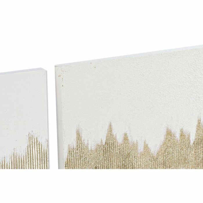Cuadro Glam DKD Home Decor Blanco Dorado 3 x 60 x 120 cm (2 Unidades) 2 Cuadro Glam DKD Home Decor Blanco Dorado 3 x 60 x 120 cm (2 Unidades) 2