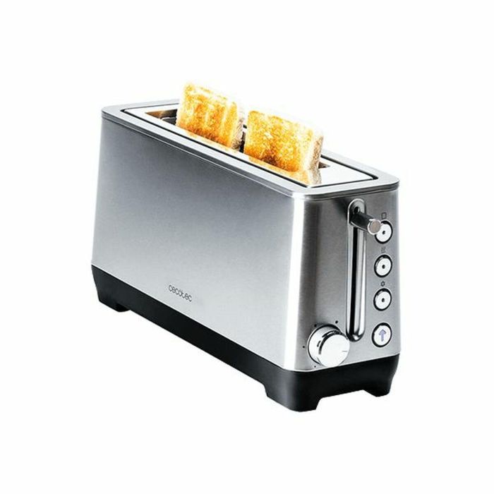 Tostadora Cecotec BigToast Extra Acero Inoxidable 1100 W 4 Tostadora Cecotec BigToast Extra Acero Inoxidable 1100 W 4