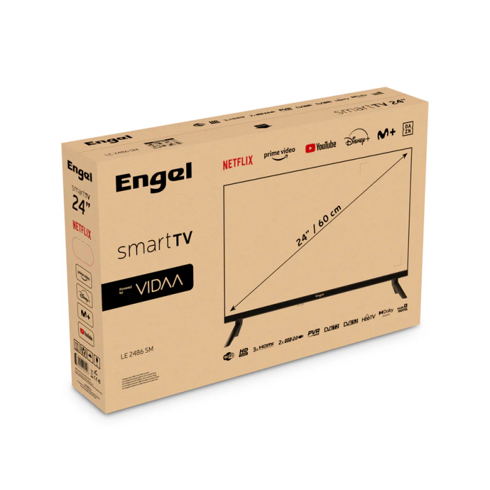 Engel Tv Led 24"-Tdt2/C/S - Hd -Smartv Netflix/Amazon. Modo Hospitality 5 Engel Tv Led 24"-Tdt2/C/S - Hd -Smartv Netflix/Amazon. Modo Hospitality 5