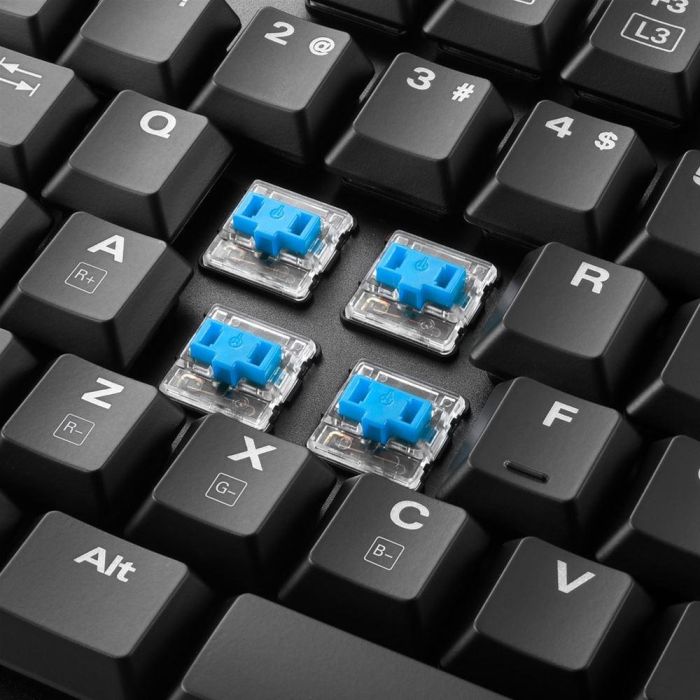 Sharkoon PureWriter RGB (wei. US-Layout. Kailh Choc Low Profile Blue) 2 Sharkoon PureWriter RGB (wei. US-Layout. Kailh Choc Low Profile Blue) 2