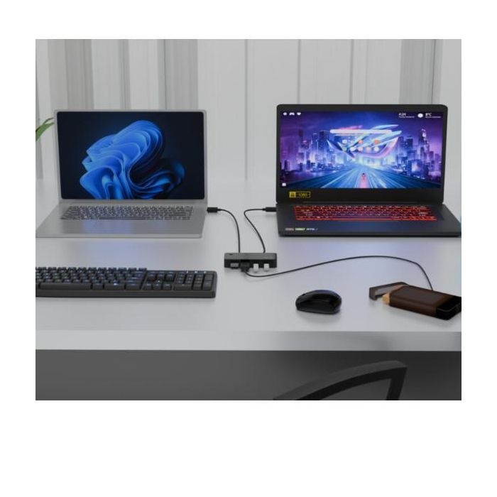 Switch KVM i-Tec CAKVMHUB2A2C 1 m 2 Switch KVM i-Tec CAKVMHUB2A2C 1 m 2