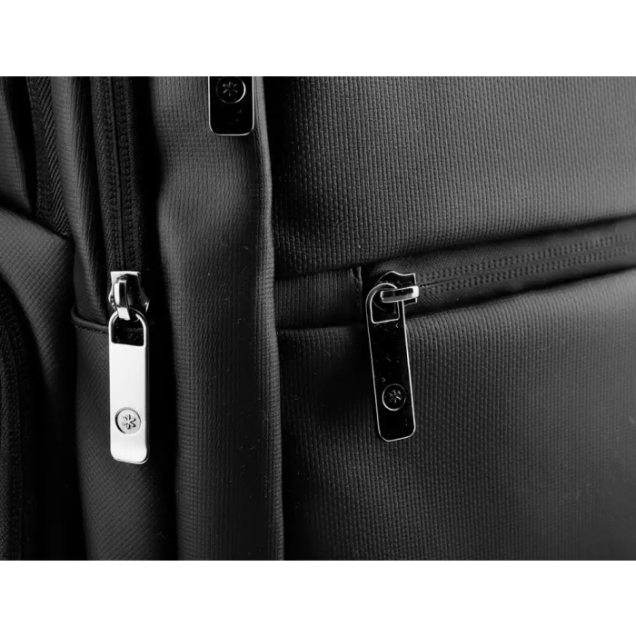 Antartik Mochila Volt Negro 5 Compartimentos Interior Rojo 450x180x330 mm Repelente Agua 23L 13