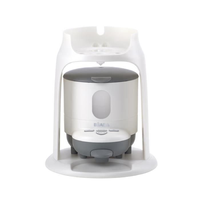 Beaba Bib'expresso Nueva Generación - Calentador de Biberones Automático Rápido y Preparador de Comida con Baño María - Blanco/Gris 3