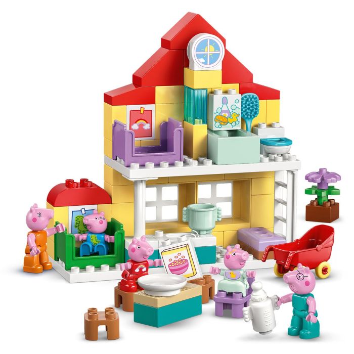LEGO 10467 DUPLO Casa Familiar de Peppa Pig, Set de Construcción para Niños +2 Años