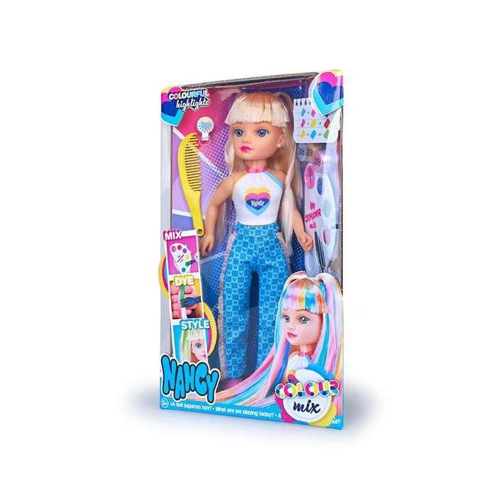 Muñeca nancy colour mix 43 cm. incluye un kit con 3 acuarelas 5 Muñeca nancy colour mix 43 cm. incluye un kit con 3 acuarelas 5