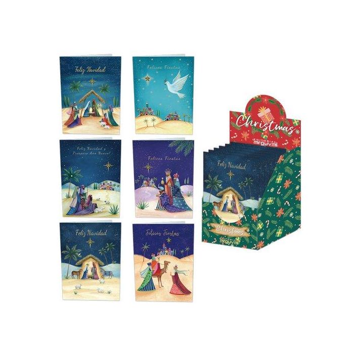 Christmas Arguval Nacimiento 3D 133X191 Surtido Exp. 48 (6 Mod.)