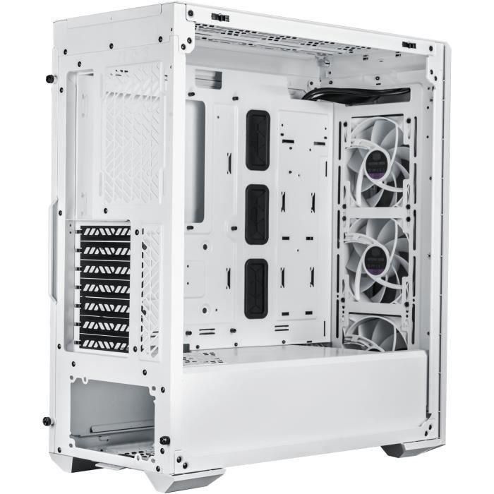 Cooler Master MB520WGNNS01 MasterBox MB520 - Caja Gaming con Frontal de Cristal ARGB Blanco y 3 Ventiladores de 120mm 4