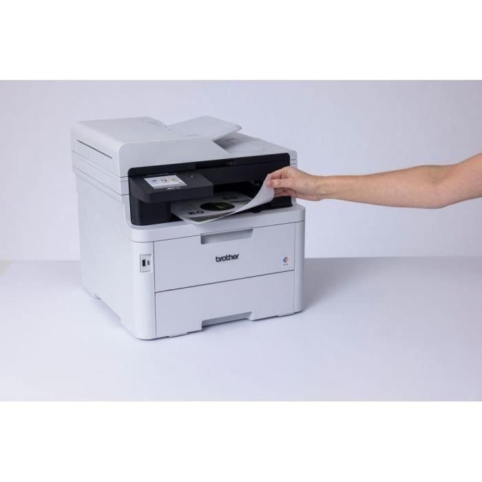 Brother MFC-L3760CDW - Equipo Multifunción Láser Color, WiFi, Doble Cara Automático, Pantalla Táctil 3
