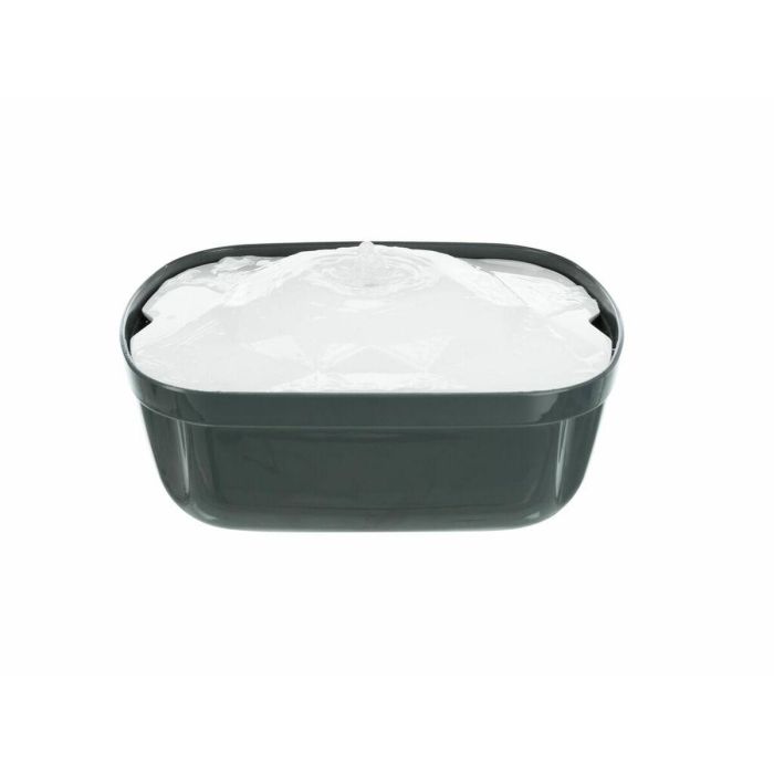Fuente para Mascotas Trixie Polygon Blanco Gris Silicona Melamina 2,5 L 28 x 11 x 22 cm 32