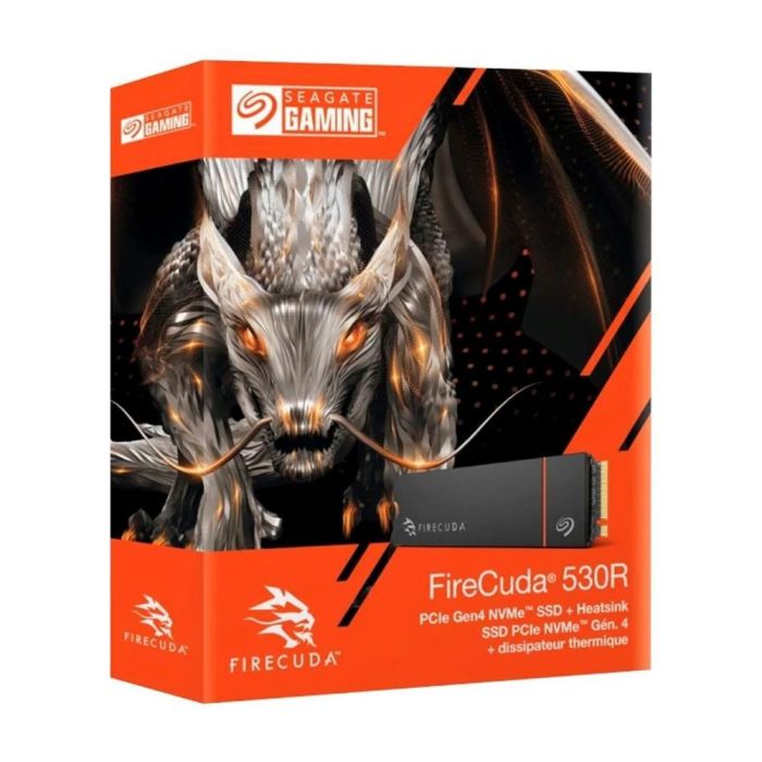 Seagate FireCuda 530R HS ZP2000GM3A073 Disco SSD Interno NVMe M.2 2280 2 TB, PCIe Gen4, 7400 MB/s, 6900 MB/s, 1.3M IOPS