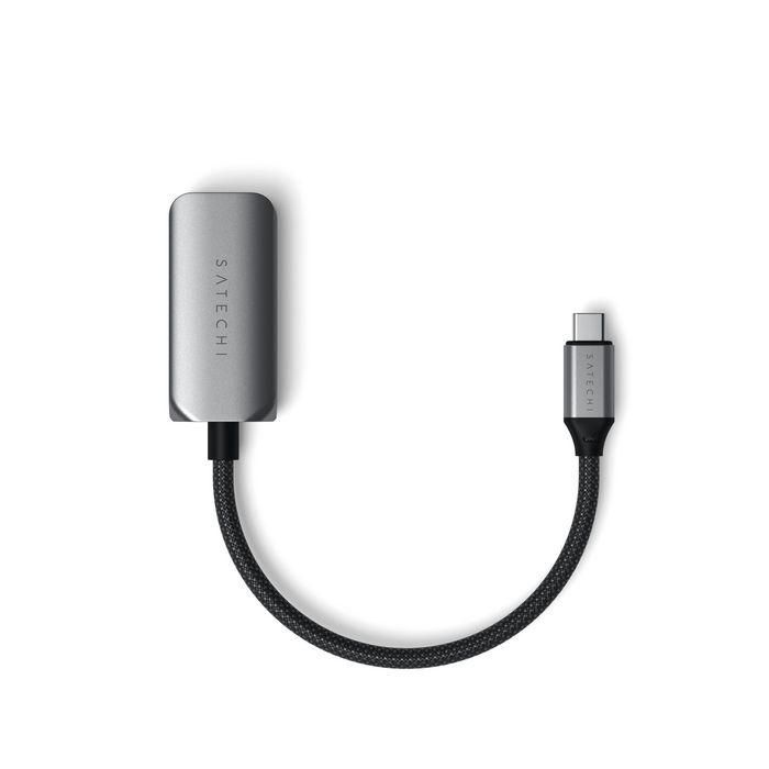 Satechi Adaptador USB-C a Ethernet 2.5 Gigabit, cable trenzado, carcasa de aluminio, plug & play 4