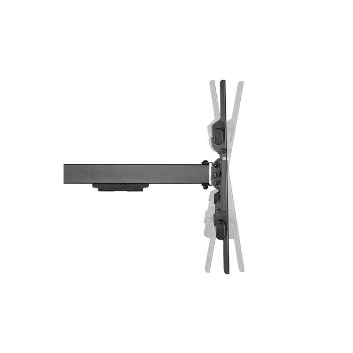 AISENS - SOPORTE PRO GIRATORIO, INCLINABLE Y NIVELABLE PARA MONITOR/TV 50KG DE 43-80, NEGRO 2 AISENS - SOPORTE PRO GIRATORIO, INCLINABLE Y NIVELABLE PARA MONITOR/TV 50KG DE 43-80, NEGRO 2