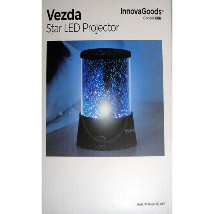 Inde Proyector Led Estrellas Vezda 11 cm (ancho) x 12 cm (alto) x 11 cm (largo) (24 Unidades)