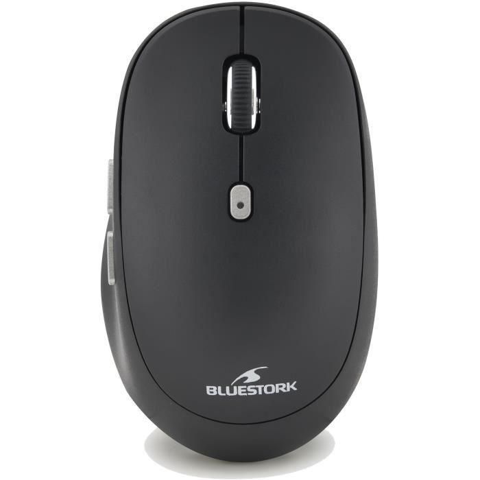 Teclado + mouse - BLUESTORK - inalámbrico - Grapheme - Negro - PACK-WL-PC-BK / FR 2