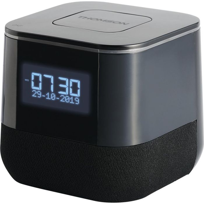 Thomson Radio Alarm Clock Black Cr80 1