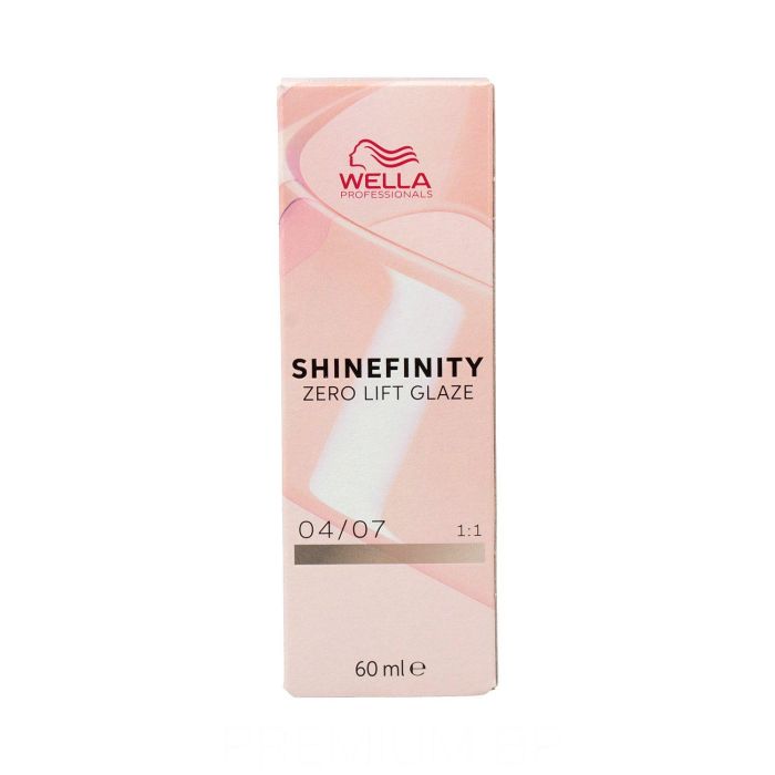 Wella Tinte Shinefinity 04/07 60ml - Coloración Semipermanente con Brillo para un Acabado Esmaltado