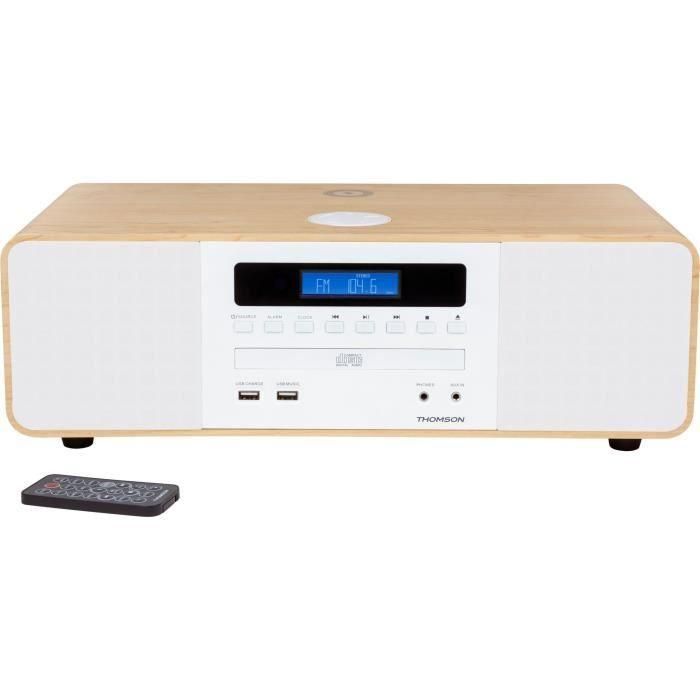 Thomson MIC201IBT Micro HiFi System - Bluetooth - Radio - CD - MP3 - USB - Blanco + Inducción 5