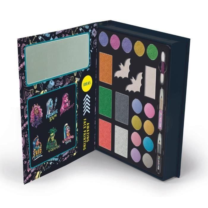 Monster High Makeup Set - Clementoni - Paleta que contiene polvos, sombras y lápices 4 Monster High Makeup Set - Clementoni - Paleta que contiene polvos, sombras y lápices 4