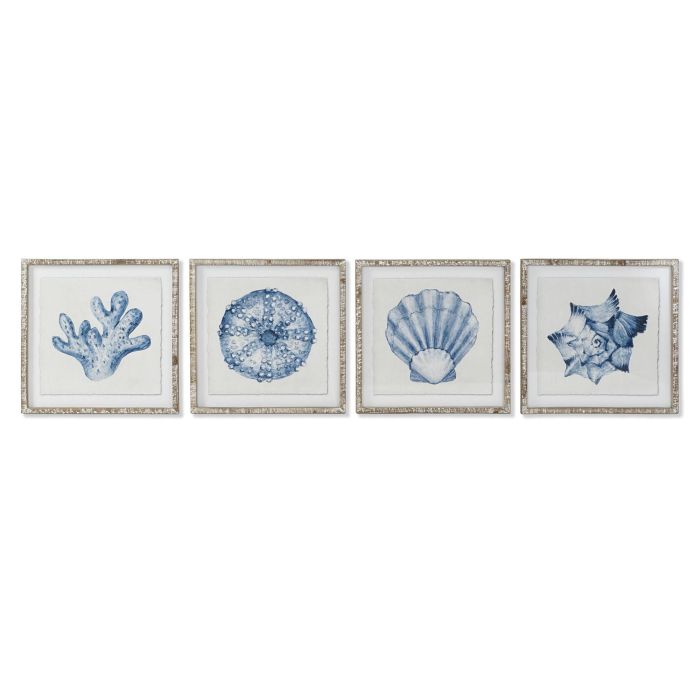 Cuadro Mediterraneo DKD Home Decor Azul Beige 2.5 x 50 x 50 cm (4 Unidades) Cuadro Mediterraneo DKD Home Decor Azul Beige 2.5 x 50 x 50 cm (4 Unidades)
