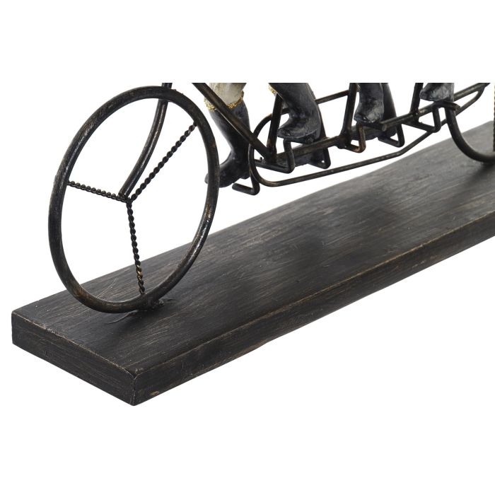 Figura Colonial DKD Home Decor Negro Dorado 9 x 31 x 40 cm 2
