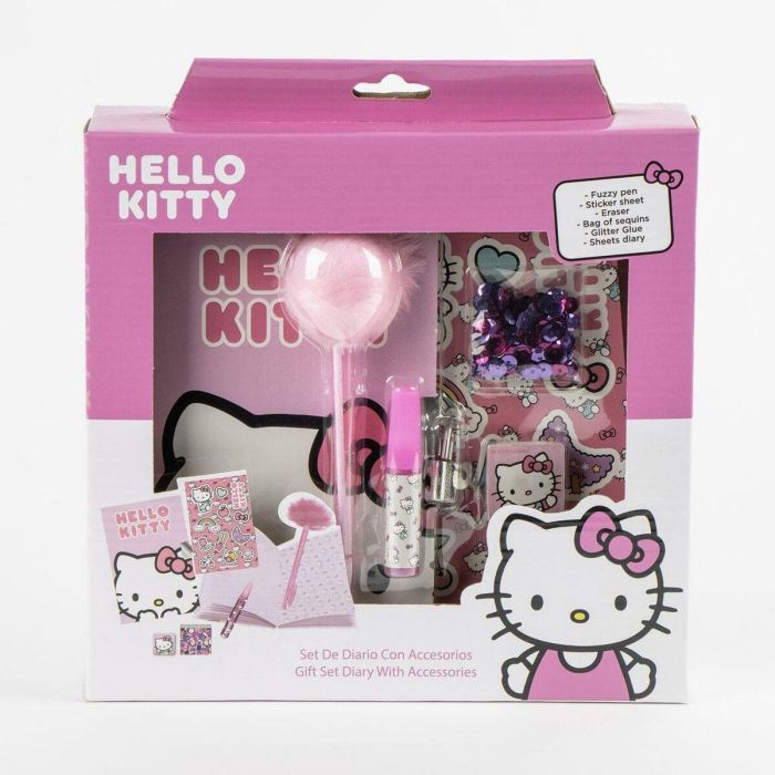 Hello Kitty Diario Secreto Set de Escritura y Actividades Multicolor para Niños y Niñas +3 años (23.5 x 25.0 x 5.5 cm) 2 Hello Kitty Diario Secreto Set de Escritura y Actividades Multicolor para Niños y Niñas +3 años (23.5 x 25.0 x 5.5 cm) 2