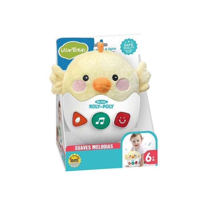 Pollito huevo musical - caja-luz-sonido-melodias 22 cm 1 Pollito huevo musical - caja-luz-sonido-melodias 22 cm 1
