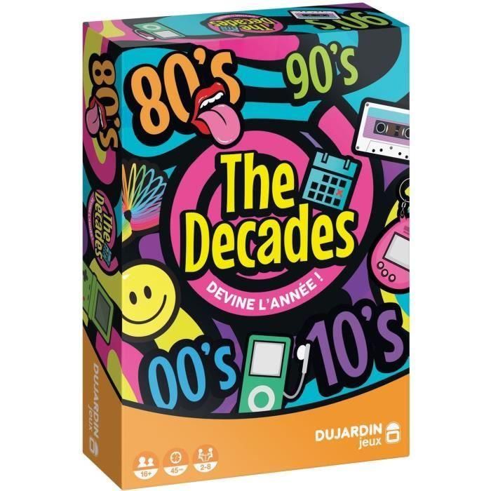 Dujardin Juego de Cartas Las Décadas, Adivina el Año de Películas, Música y Deportes