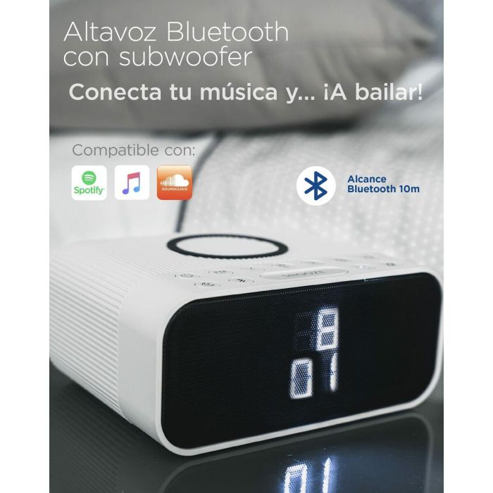 Radio Despertador KSIX 10W 5 Radio Despertador KSIX 10W 5