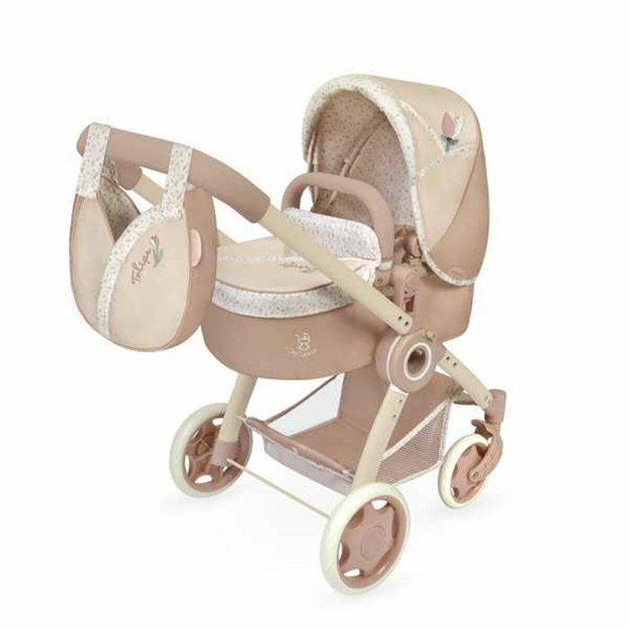 Decuevas Coche de Muñeca 3x1 Plegable Tulipe con Bolso, para Muñecas de hasta 48 cm. Medidas: 41x62x70 cm. Edad 3+ 0 Decuevas Coche de Muñeca 3x1 Plegable Tulipe con Bolso, para Muñecas de hasta 48 cm. Medidas: 41x62x70 cm. Edad 3+ 0