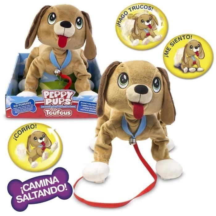 LES TOUFOUS Brown Dog - Peluche 2 LES TOUFOUS Brown Dog - Peluche 2