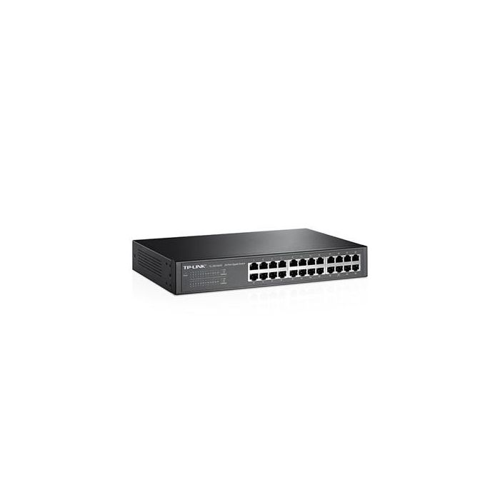 TP-Link TL-SG1024D Switch Gigabit de Sobremesa o Rack 24 Puertos 10/100/1000 Mbps, Sin Ventilador, Ahorro Energético, Plug & Play, 48 Gbps, Jumbo Frame