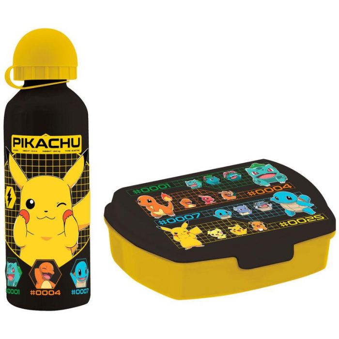Sandwichera + cantimplora aluminio Pokemon 500ml 1 Sandwichera + cantimplora aluminio Pokemon 500ml 1