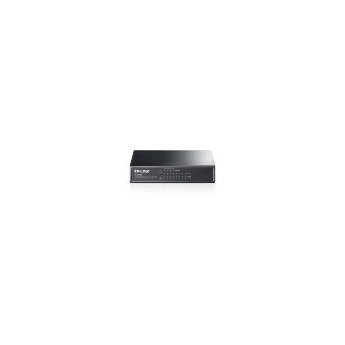 Tp - link TL-SG1008P Switch de Sobremesa 8 Puertos Gigabit con 4 Puertos PoE, 10/100/1000Mbps, IEEE 802.3af